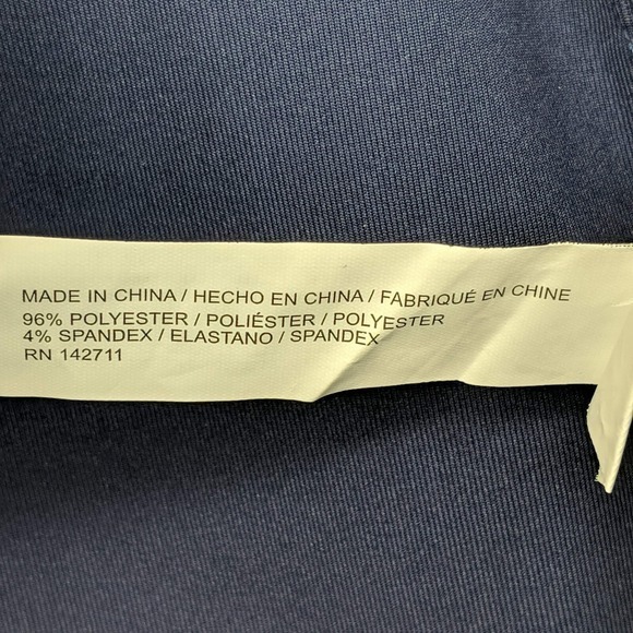 Eloquii Neoprene Pull On Elastic Waist Pencil Skirt Navy Blue Women's Size 24 - Picture 4 of 5